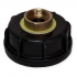 ADAPTER DO ZBIORNIKA 1000L  S60x6 wewnętrzny x 3/4" BSP wewnętrzny mosiężny
